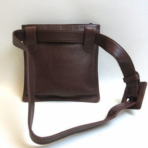 Chanel Bag Pouch Mark Coco Waist Belt Brown